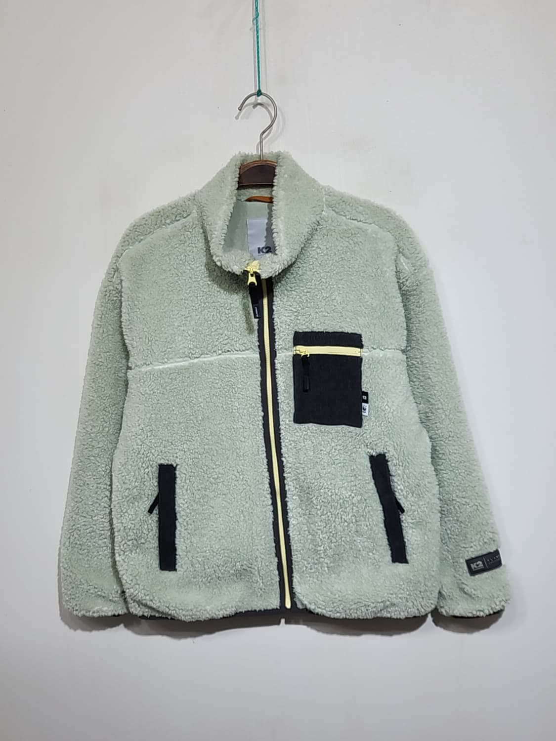 (95) K2 플리스 점퍼 옥색 뽀글이 케이투 후리스 자켓  상품이미지1