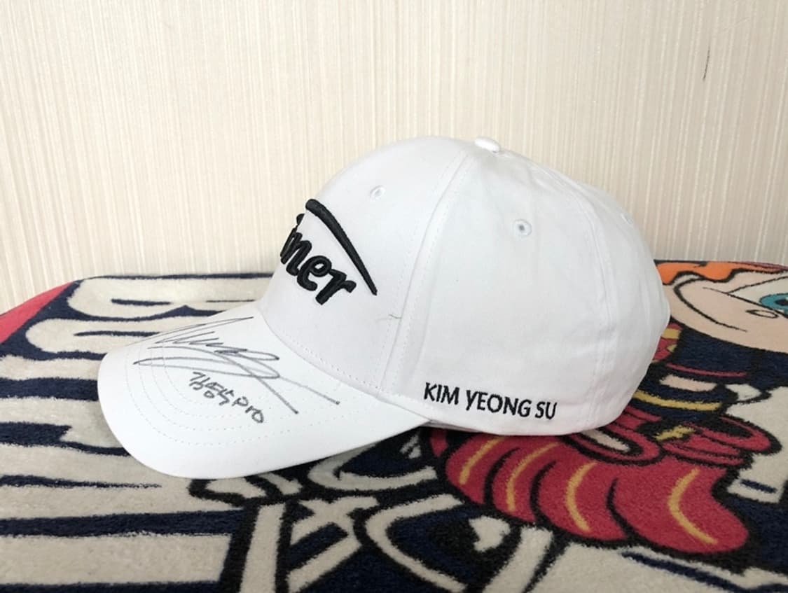 2022 KPGA 제네시스오픈 김영수프로 싸인/바이네르모자 상품이미지3
