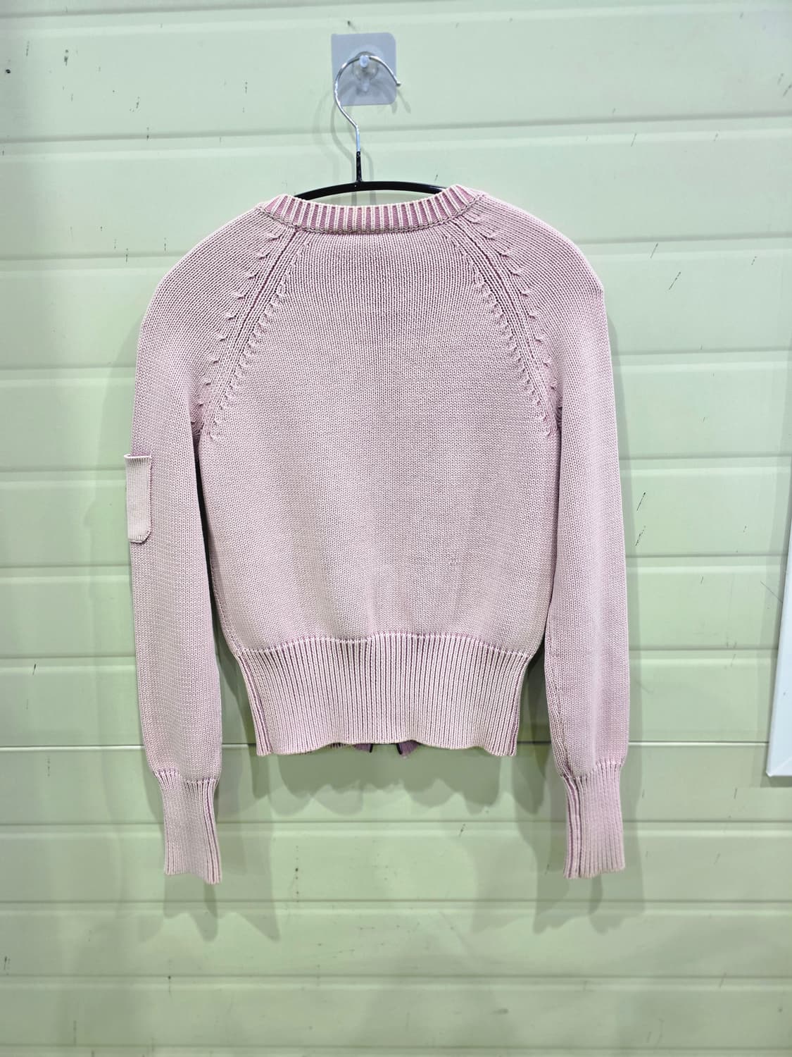 아르마니 익스체인지 핑크 니트 집업 가디건 상품이미지10