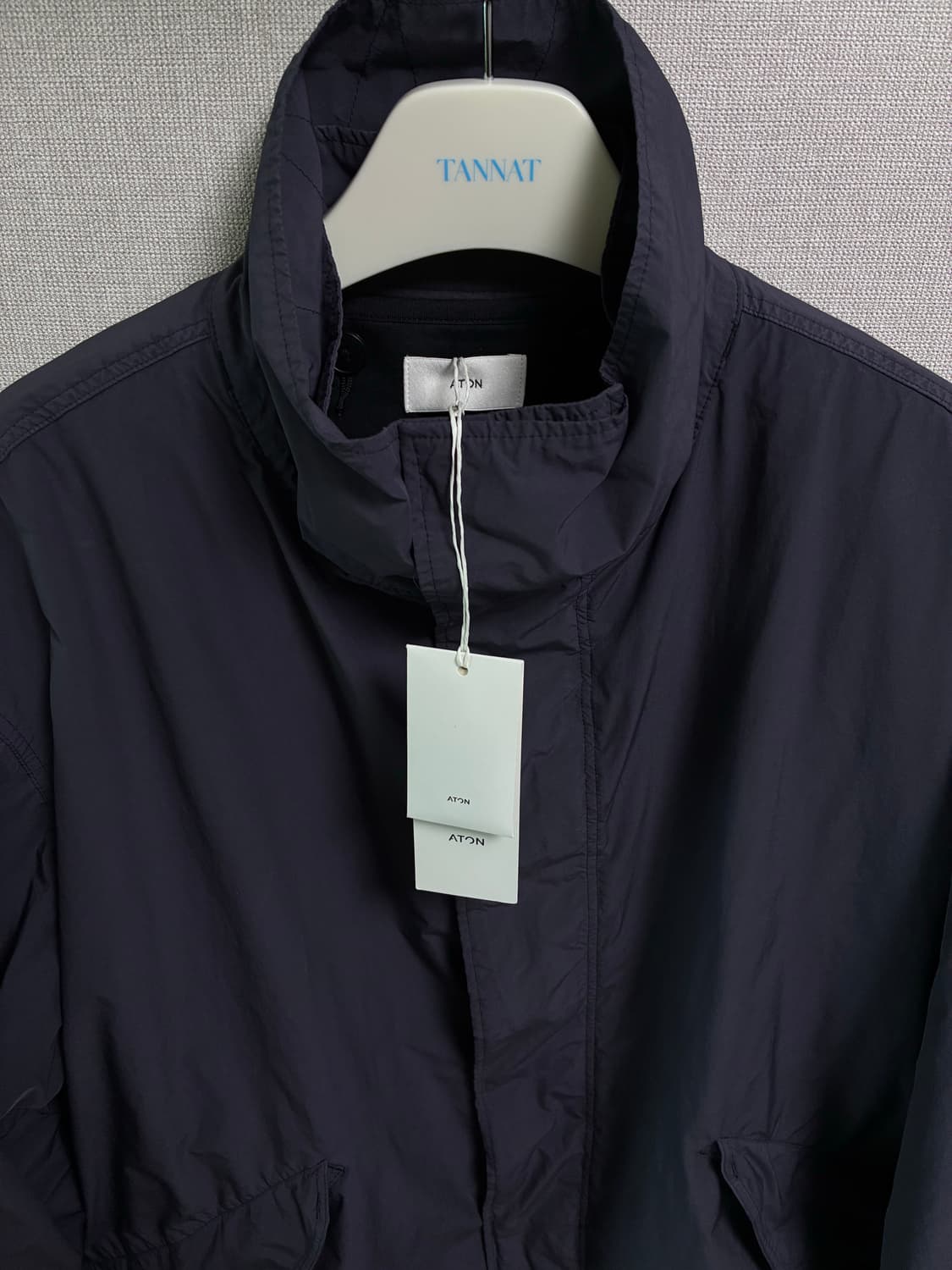 Aton short mods coat 별주 퍼플그레이컬러 4사이즈  상품이미지2