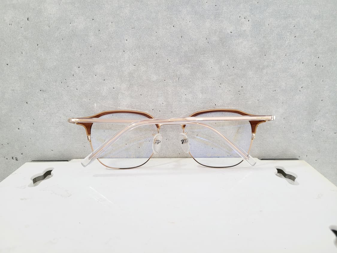 폴휴먼 안경 PHF-493D 투명브라운하금테 안경 상품이미지4