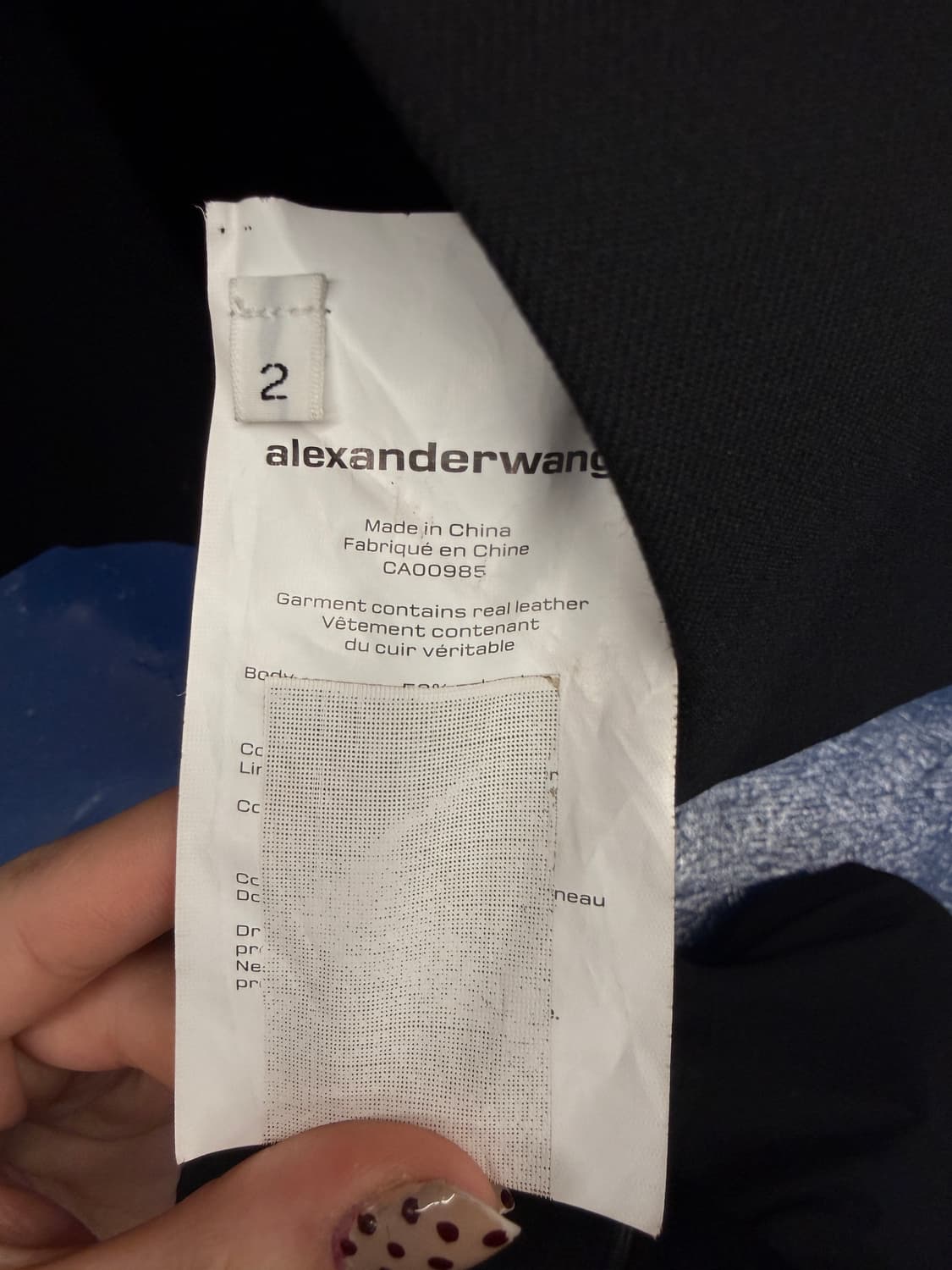 Wang 알렉산더왕 레더암 블레이저 상품이미지8