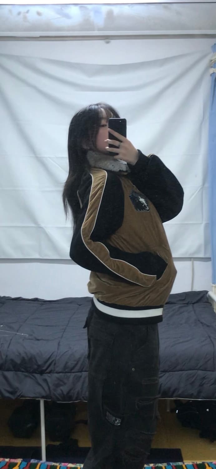 NBA 미네소타 벨벳 스카쟌 울프 자켓 상품이미지2