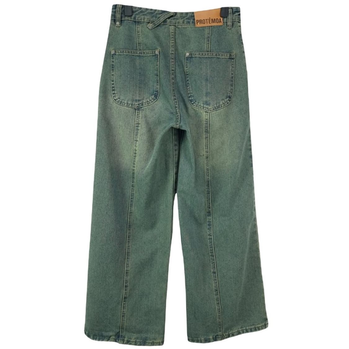 [프로테모아] 빈티지 워시드 와이드 데님 팬츠 청바지 M19099 상품이미지3
