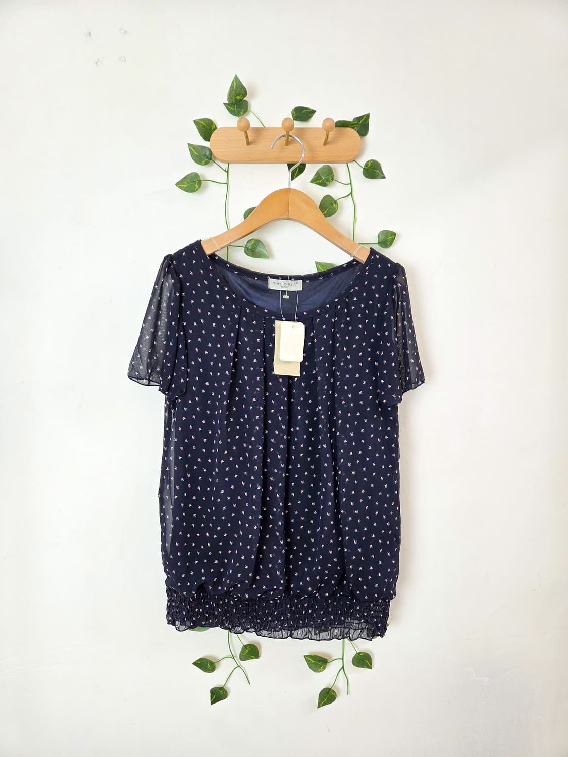 THEORIA 패턴 블라우스 상품이미지1