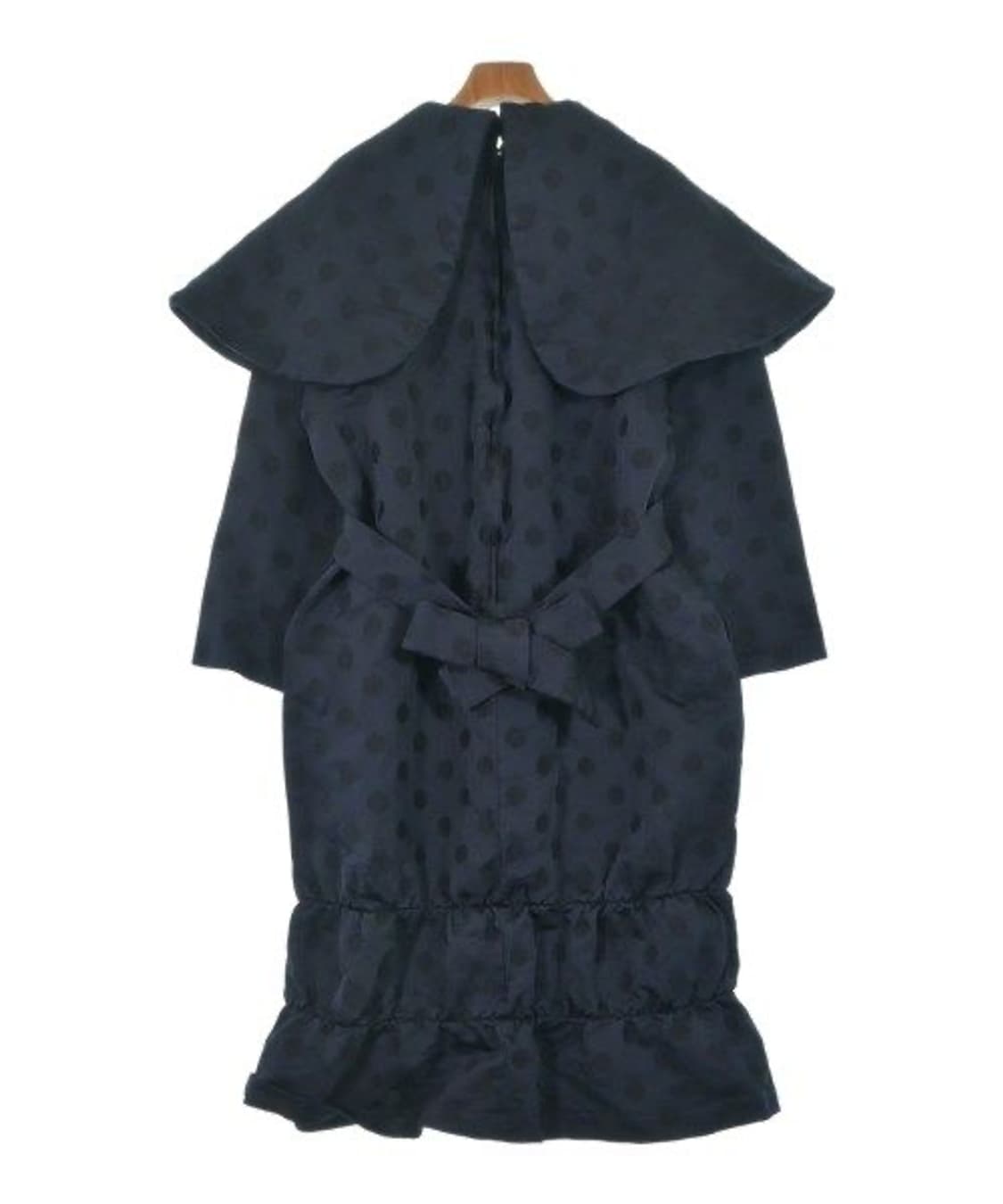 23aw 꼼데가르송 걸 빅카라 폴카닷 벨티드 원피스s 상품이미지2