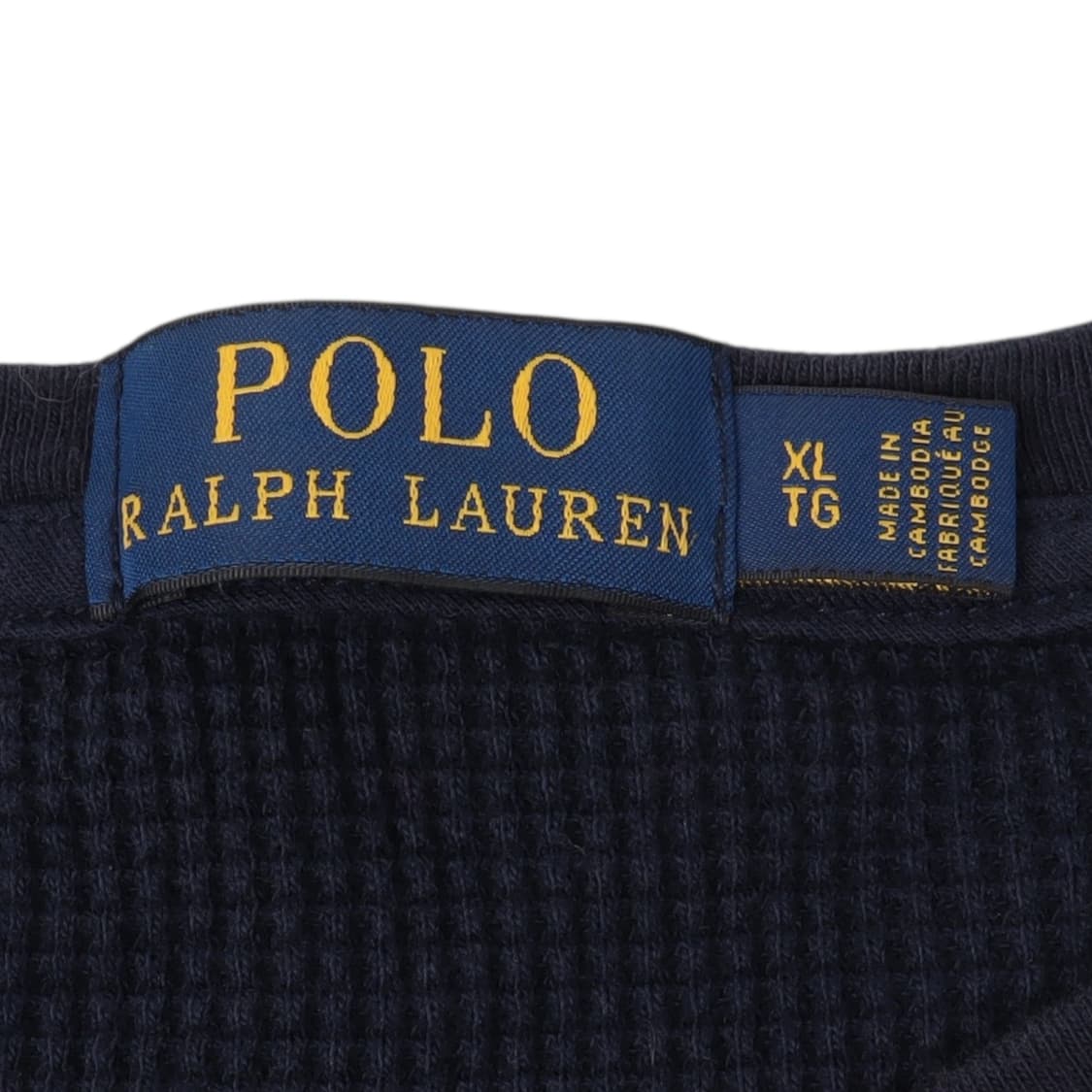 폴로 랄프로렌 네이비 와플 롱슬리브 티셔츠 상품이미지8