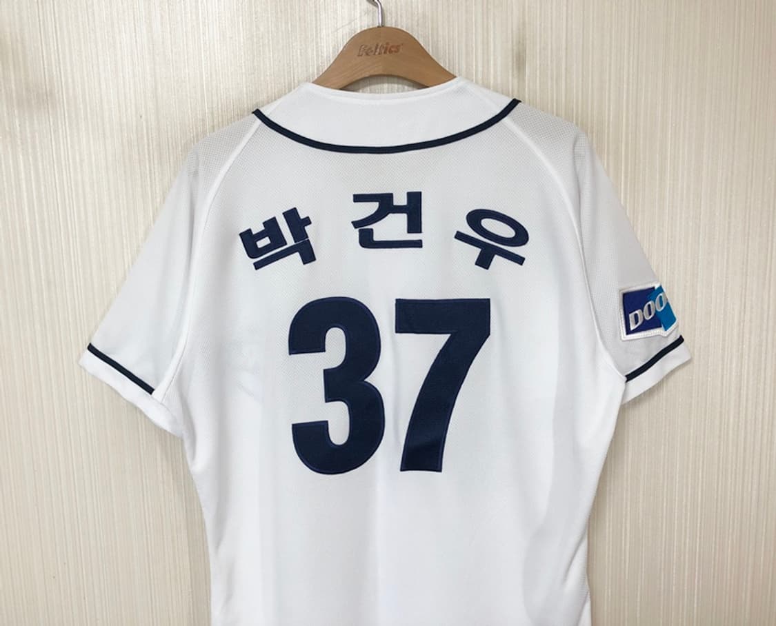 KBO 위팬 두산베어스 올드반달 홈유니폼/져지 100 #37 박건우 상품이미지8