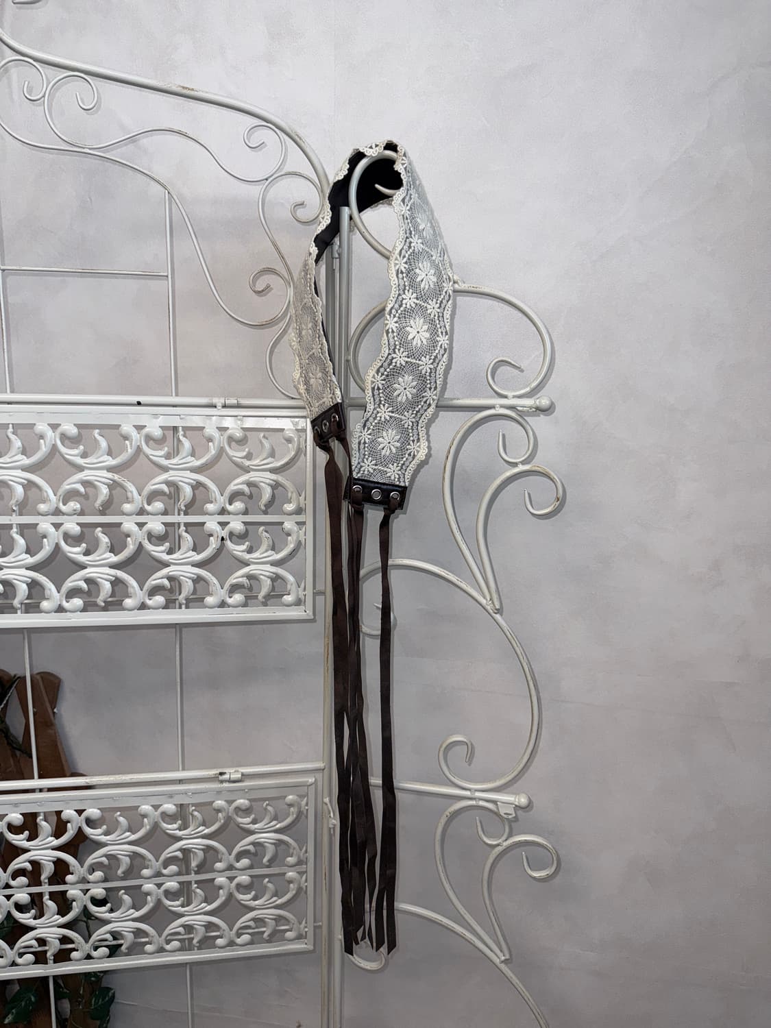 Ivory bohemian floral lace eyelet belt  상품이미지4