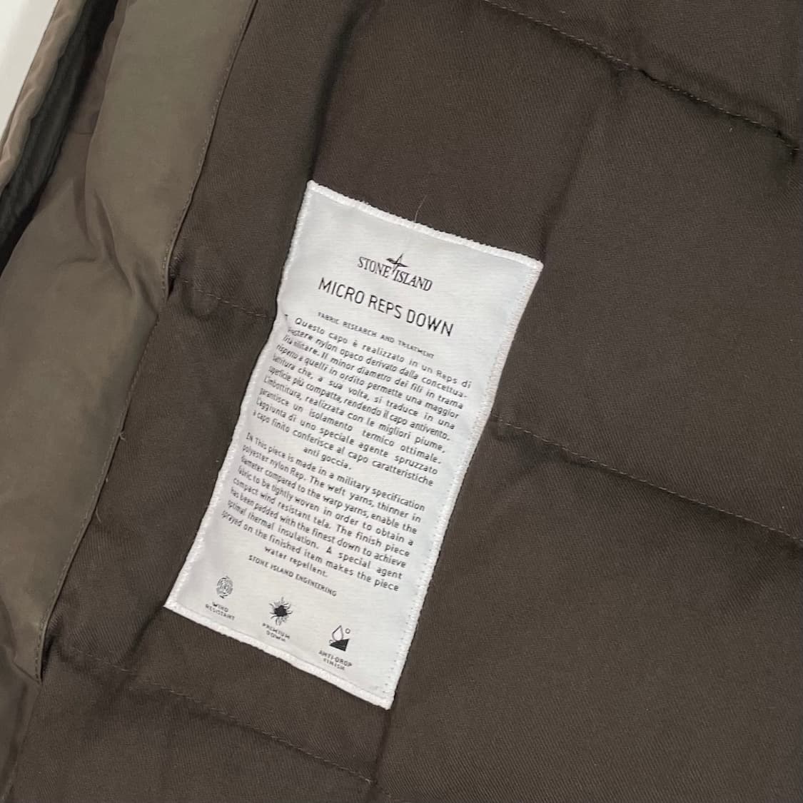 18fw 스톤아일랜드 마이크로랩스 후드 다운패딩 (on.55)   상품이미지8
