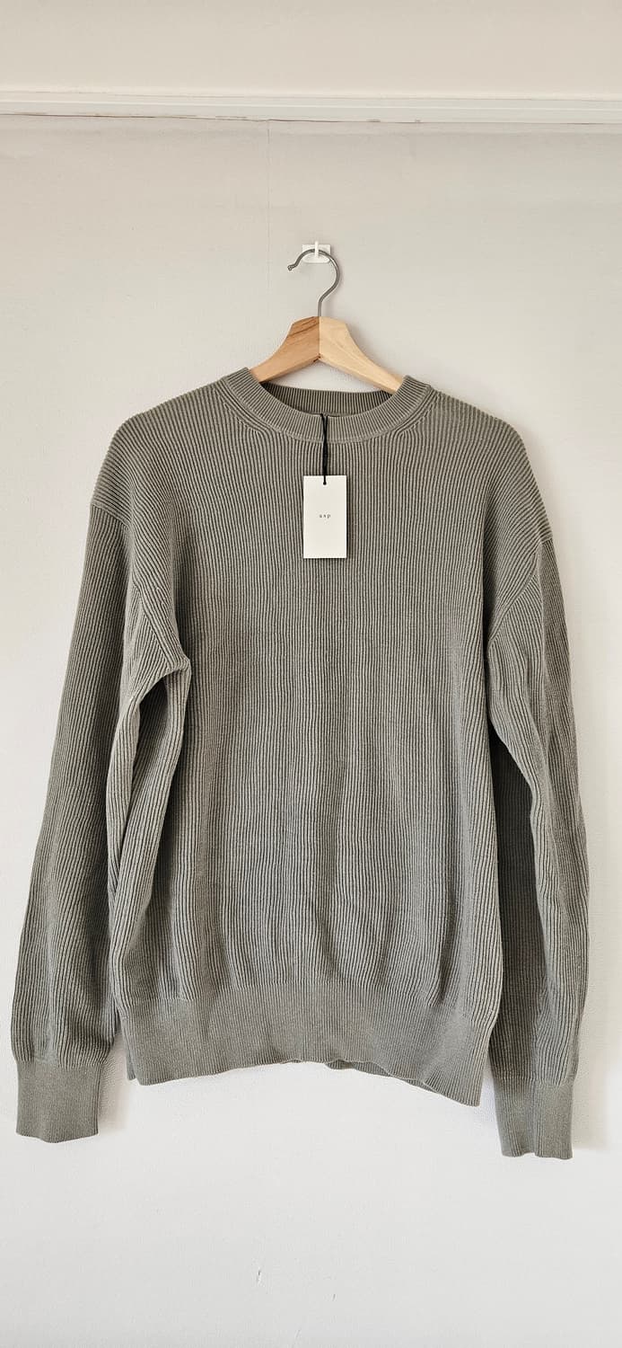 애습 면니트 그레이시 그린 올리브 상품이미지3