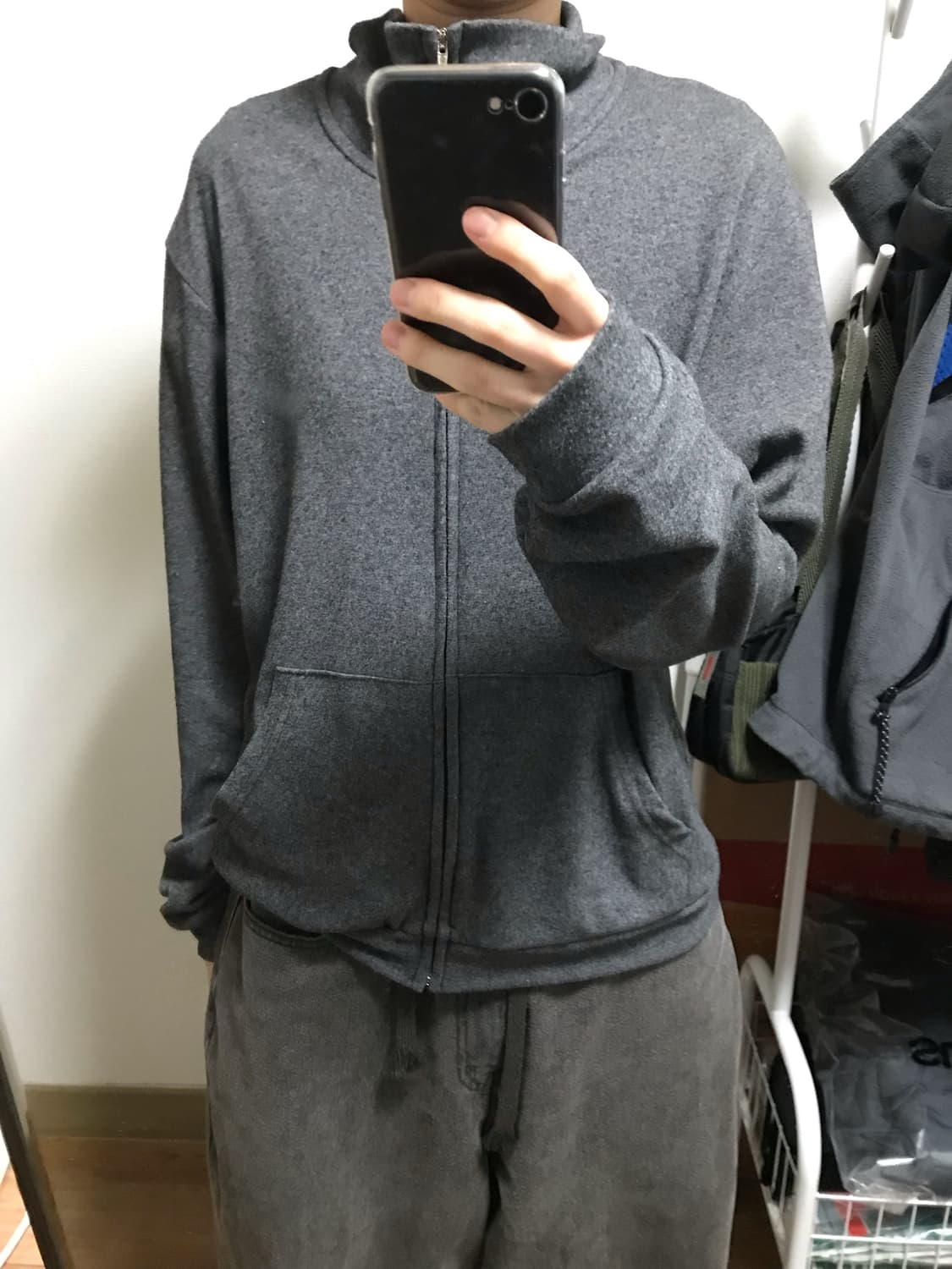 기모 하이넥집업 상품이미지2