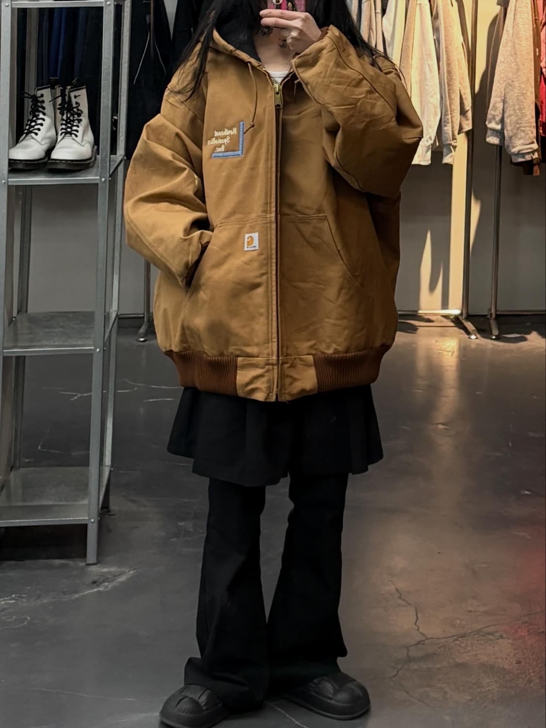 칼하트 J140 샌드스톤 액티브 워크자켓 A3612 상품이미지1