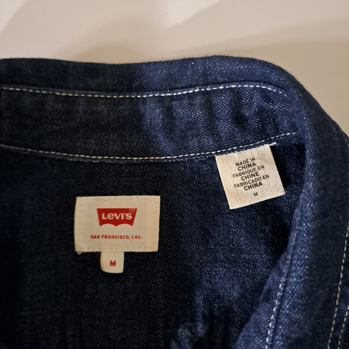 (택포) 리바이스 딥블루 데님 셔츠 B242 상품이미지6