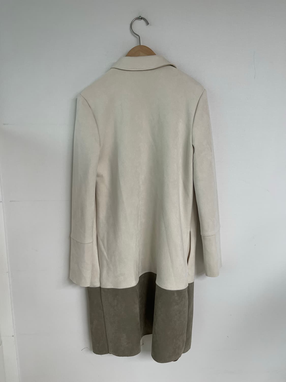 자라 ZARA 스웨이드 롱 자켓 55 상품이미지5