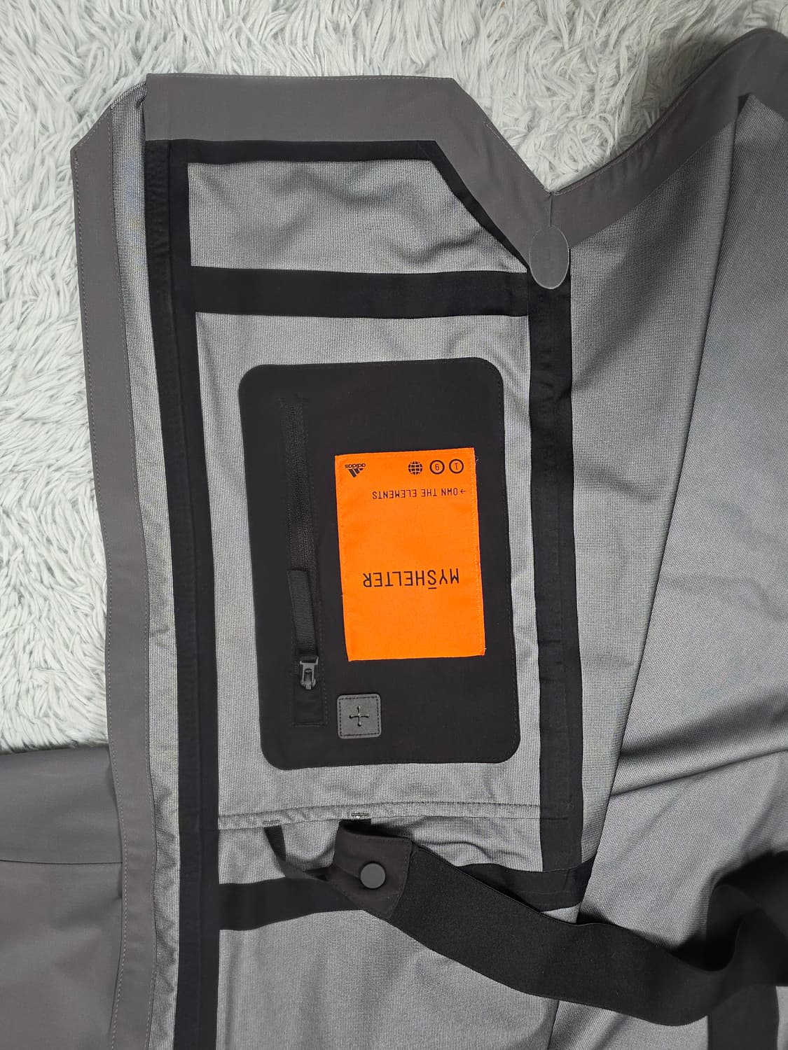 아디다스 남성 레인레디 마이쉘터 완전방수자켓 XL 상품이미지9