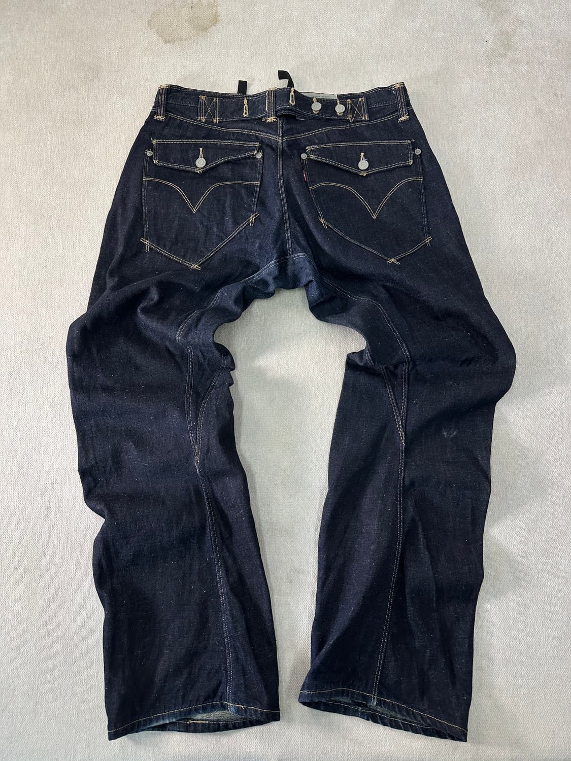 34 리바이스 00s 엔지니어드 진 3RD 백신치 진청 데님 팬츠 상품이미지1