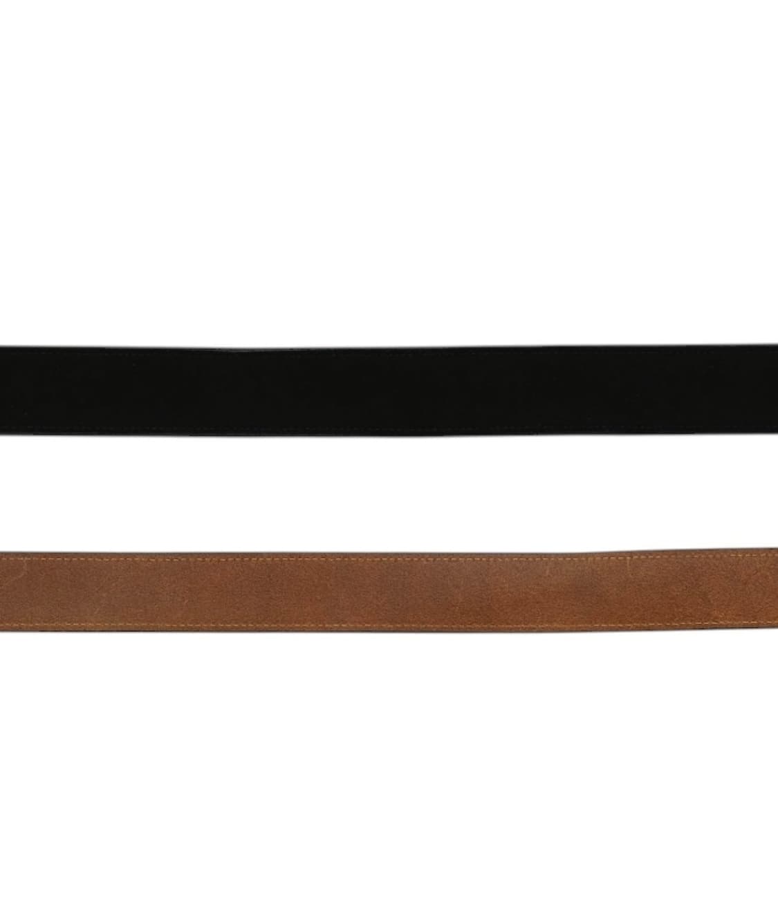 leather patch suede belt 상품이미지2