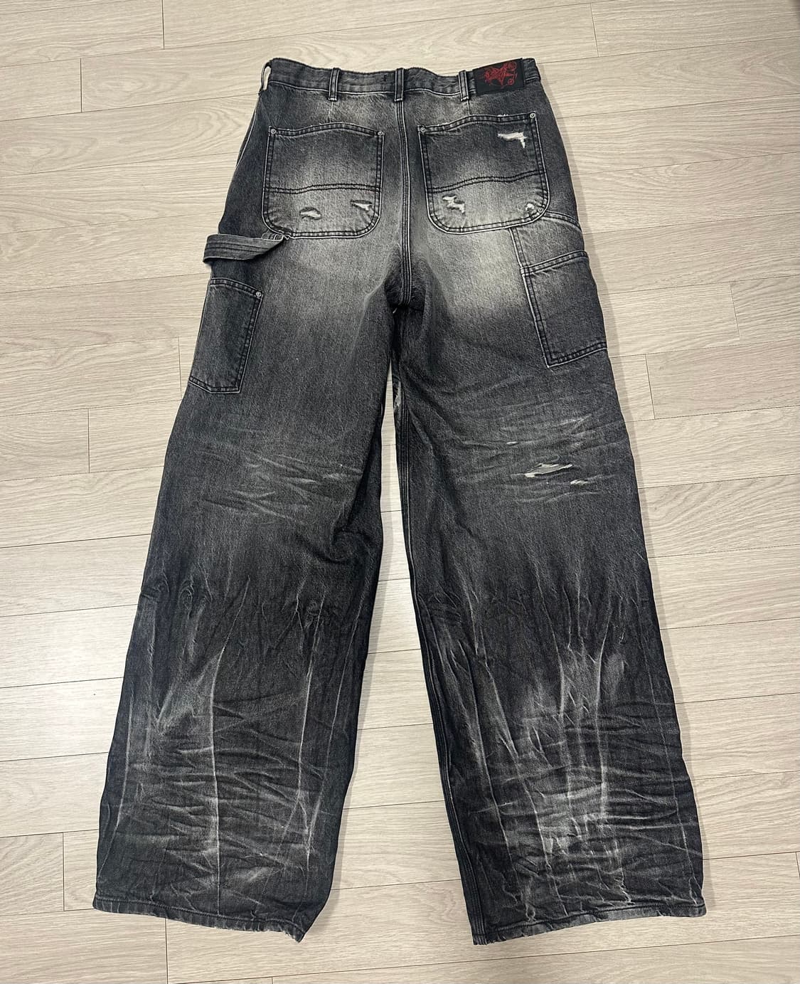 에모스탠스클럽 재패니즈 와이드 배기진 상품이미지3