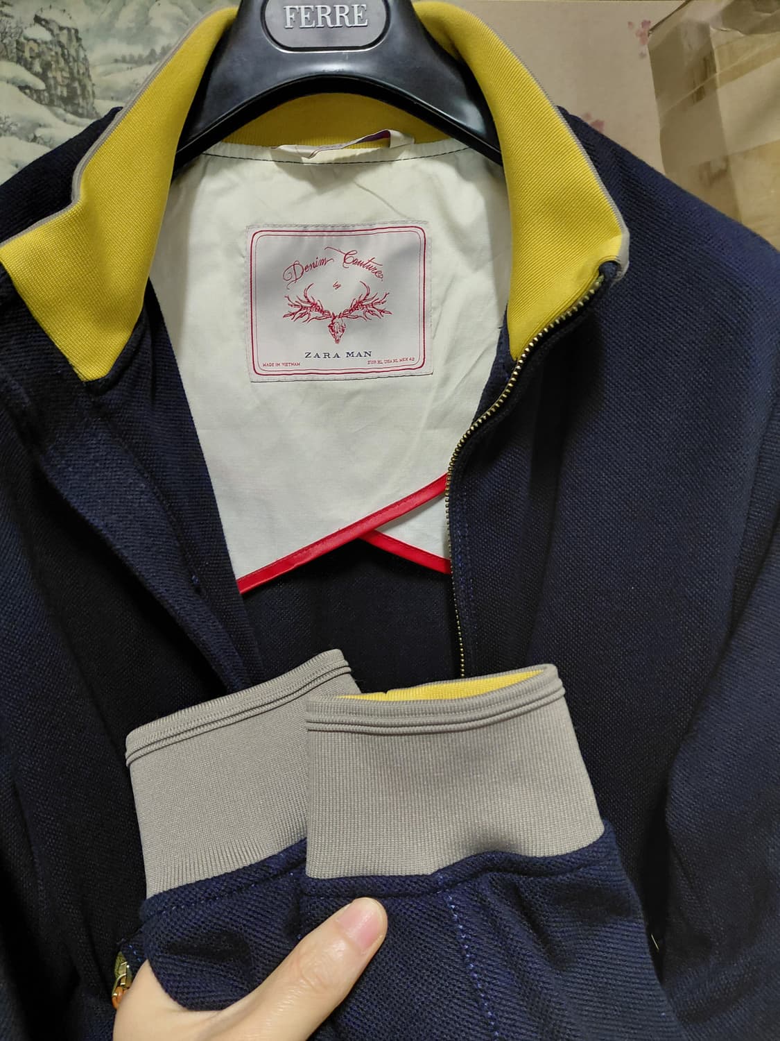 [자라맨]DENIM COUTURE 풀 집업 자켓 XL(100)사이즈 상품이미지9