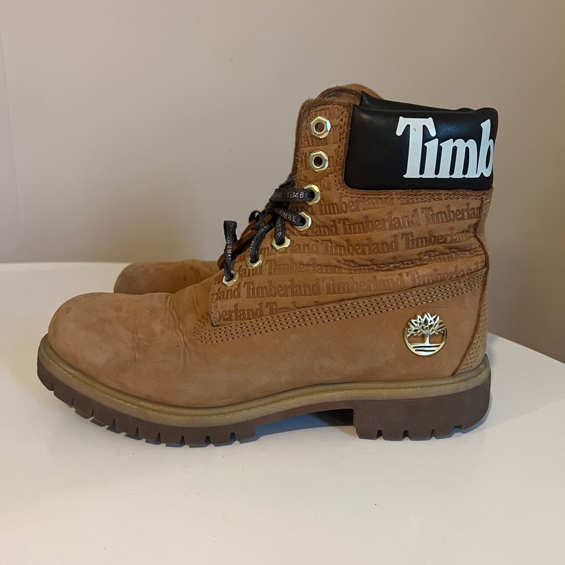 팀버랜드 6인치 로고 레터링 부츠 상품이미지2