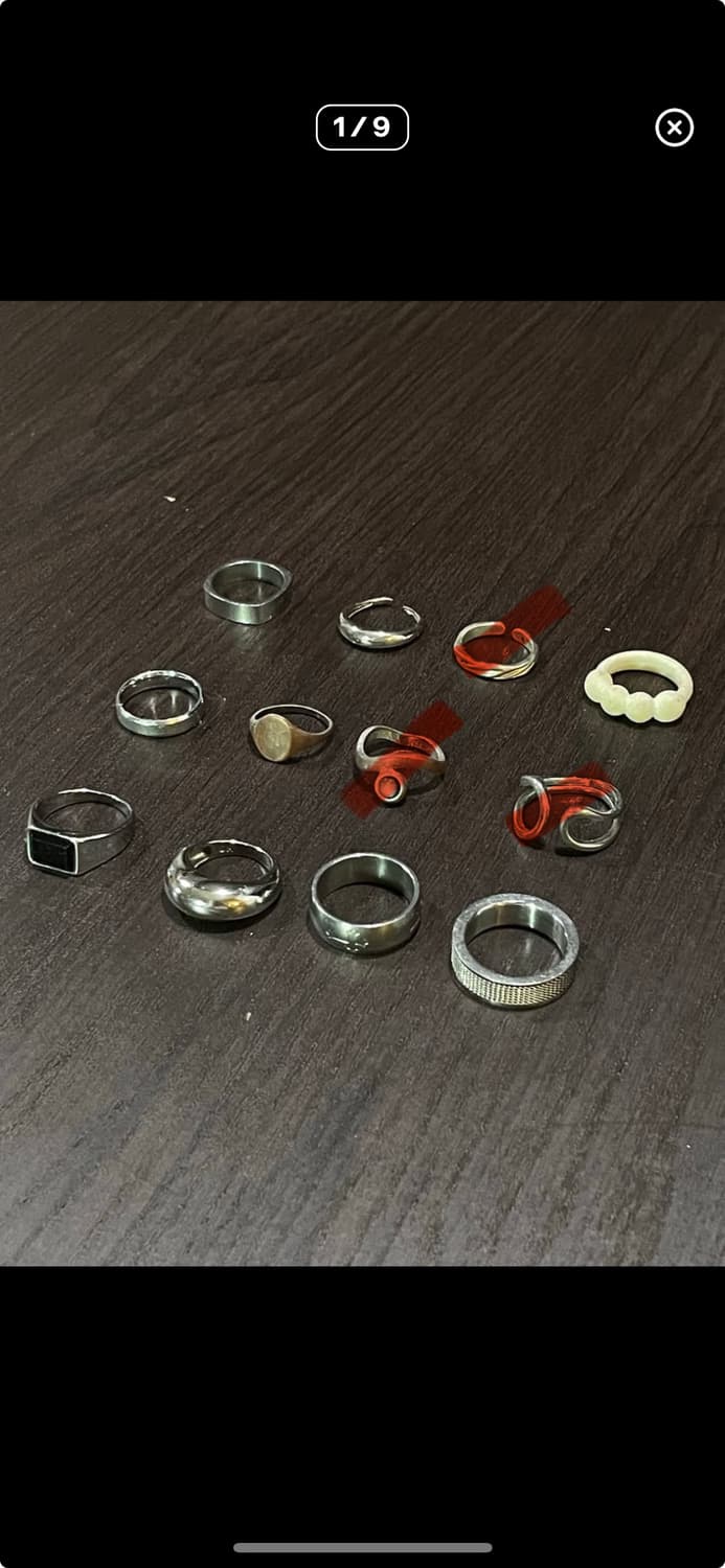 빈티지 반지 11개 상품이미지1
