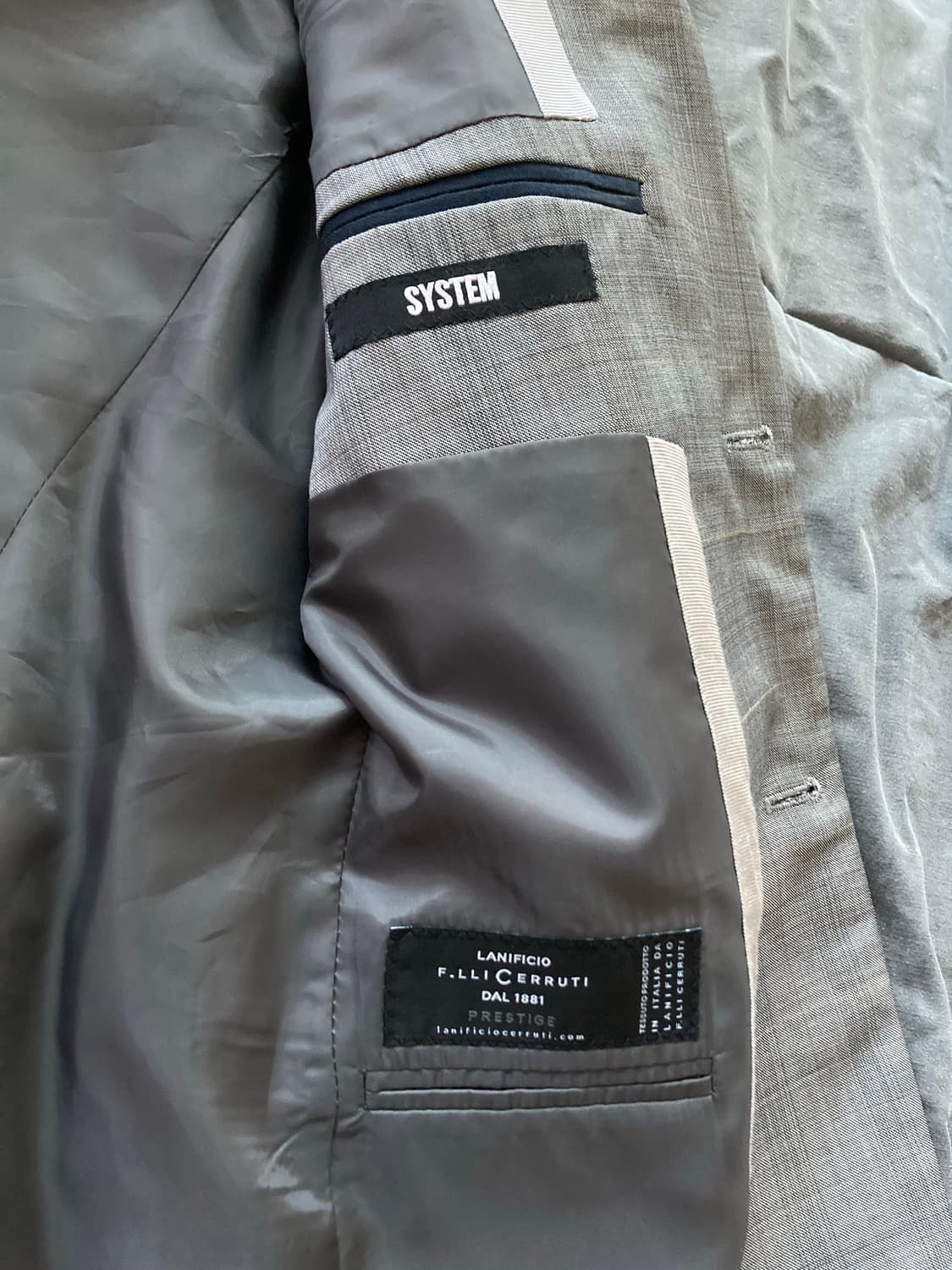 시스템옴므 체크 블레이저 상품이미지7