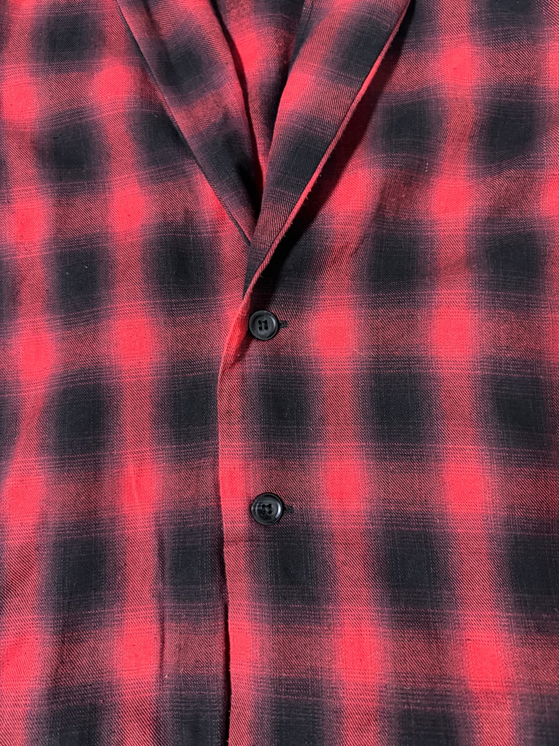 Xfrm 옴브레 체크 셔츠형 자켓 vkei 상품이미지4