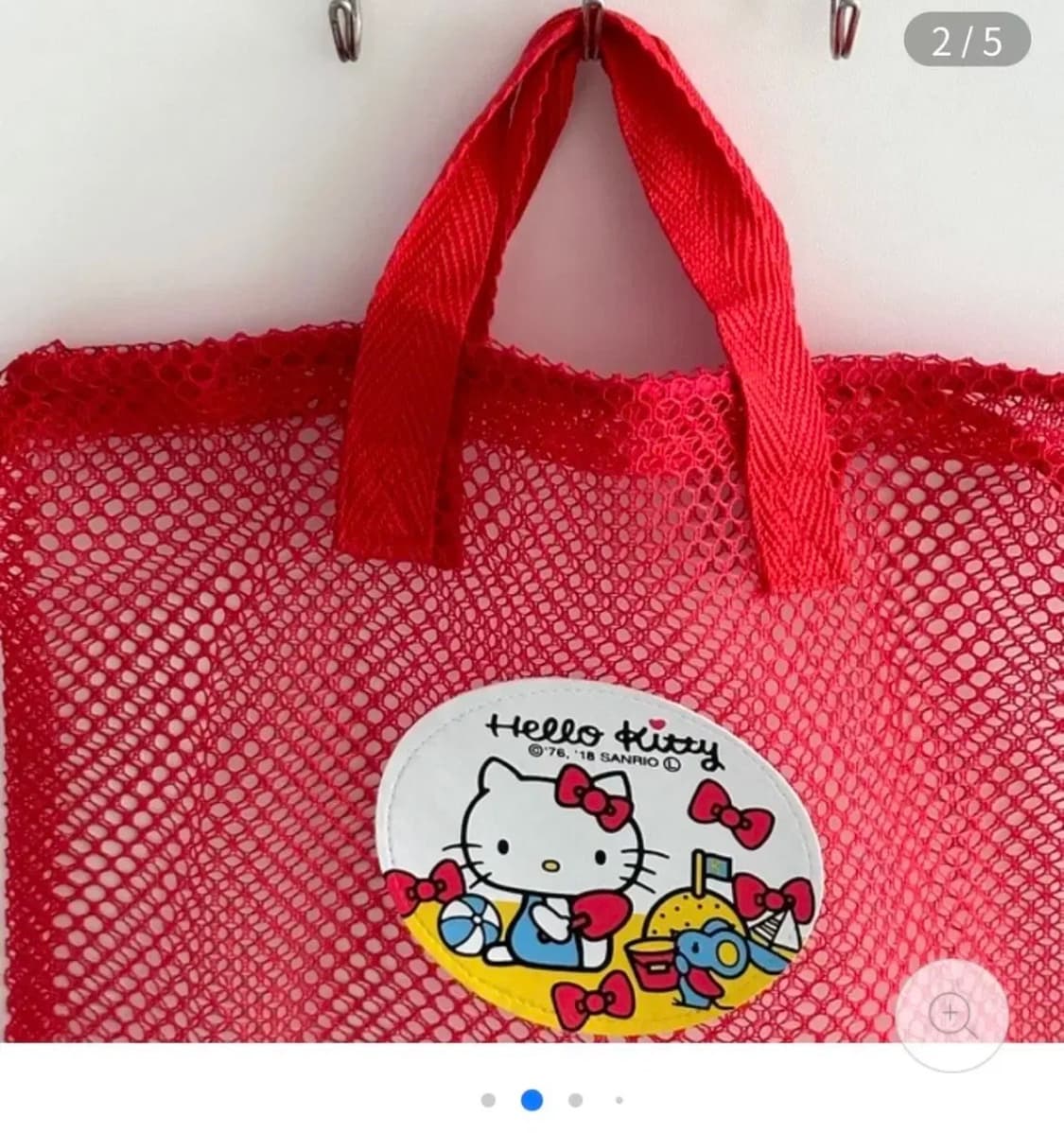 (새제품)헬로키티 그물망백 상품이미지3