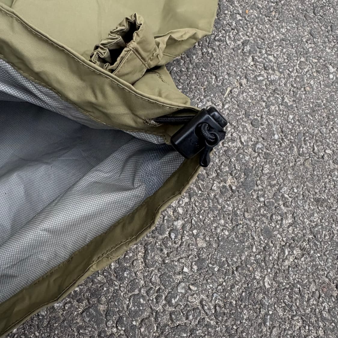 노스페이스 카키 나일론 바람막이 L 상품이미지6