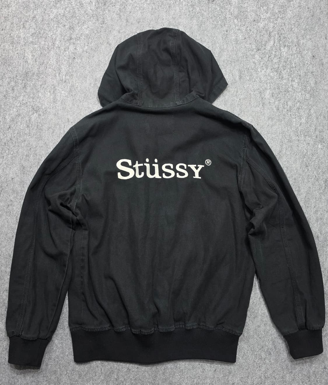 스투시 스탁로고 액티브 워크웨어 후드집업 자켓 1사이즈 상품이미지2