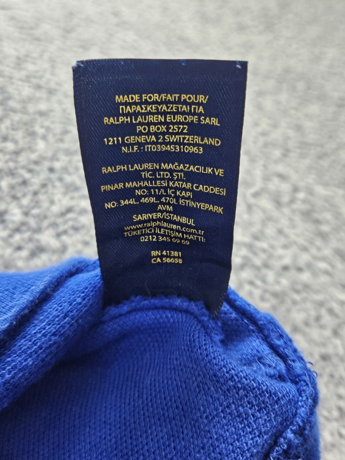 폴로랄프로렌 스트라이프 하프 집업 니트 ( XL ) / 9999 상품이미지9
