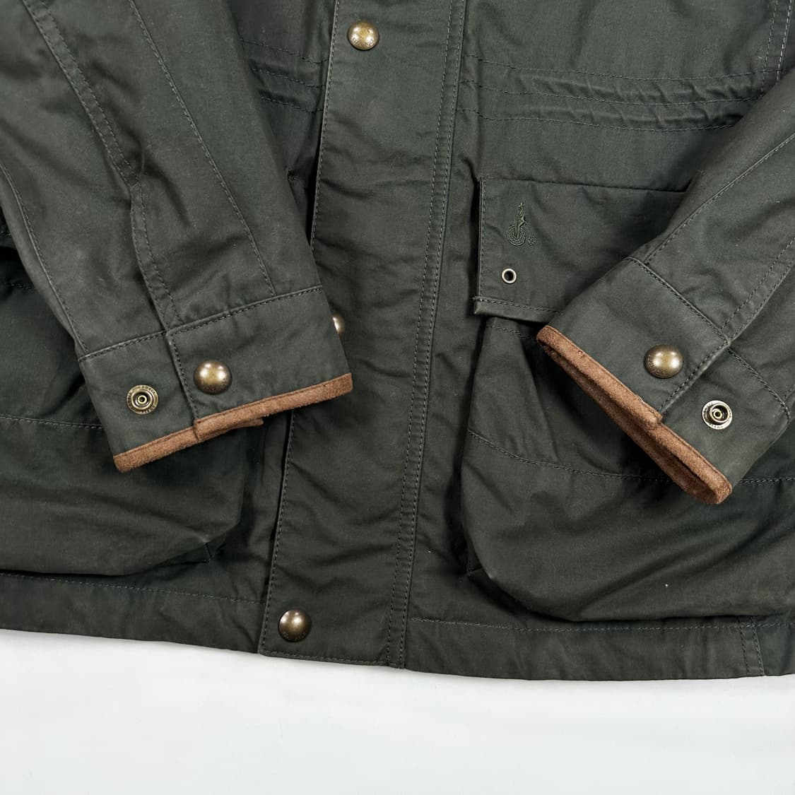 빈폴 클래식 왁스 필드자켓 카키 XL 상품이미지5