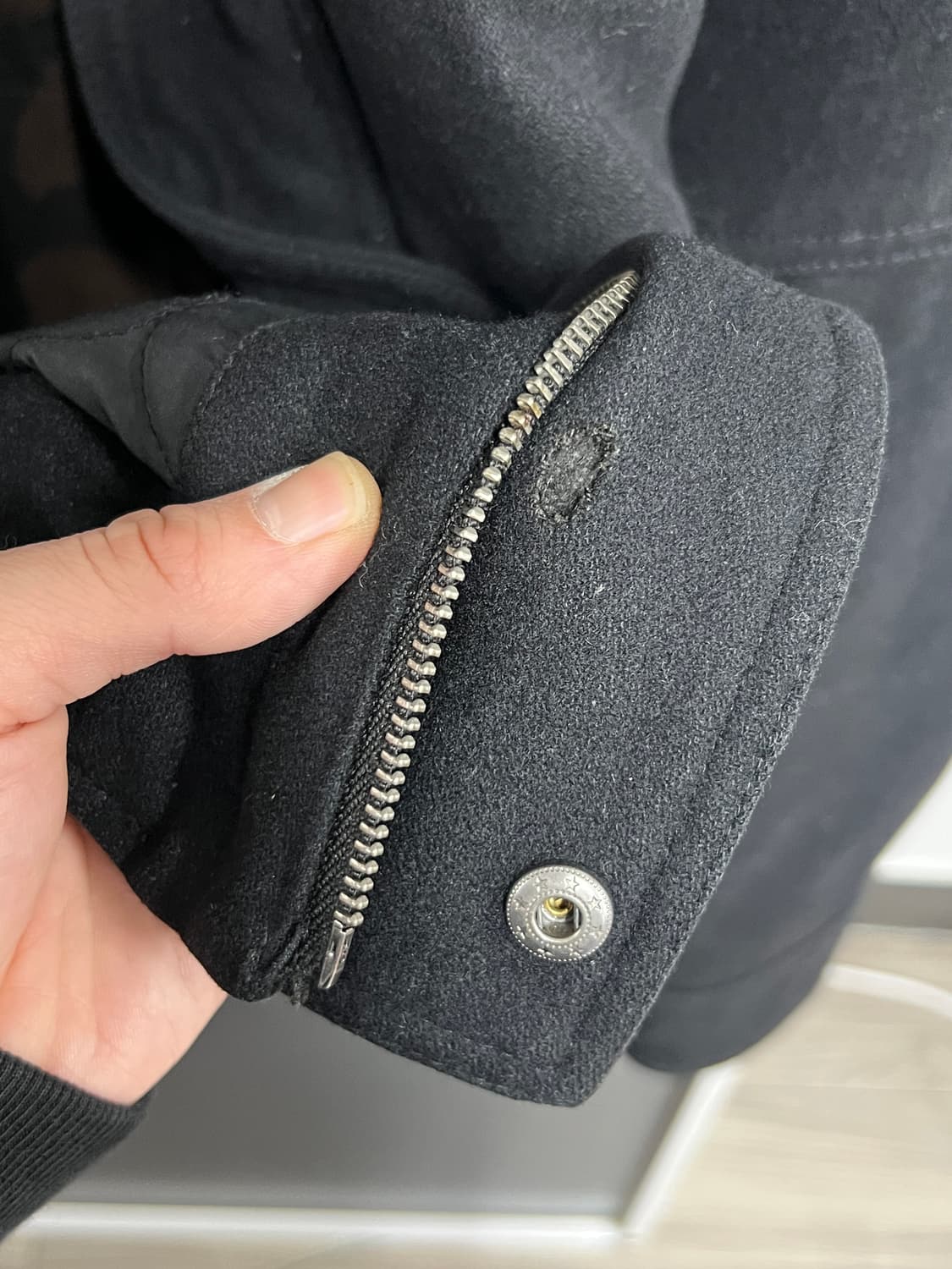 Levis 리바이스 카모플라쥬 울 블렌드 후드 자켓 상품이미지9