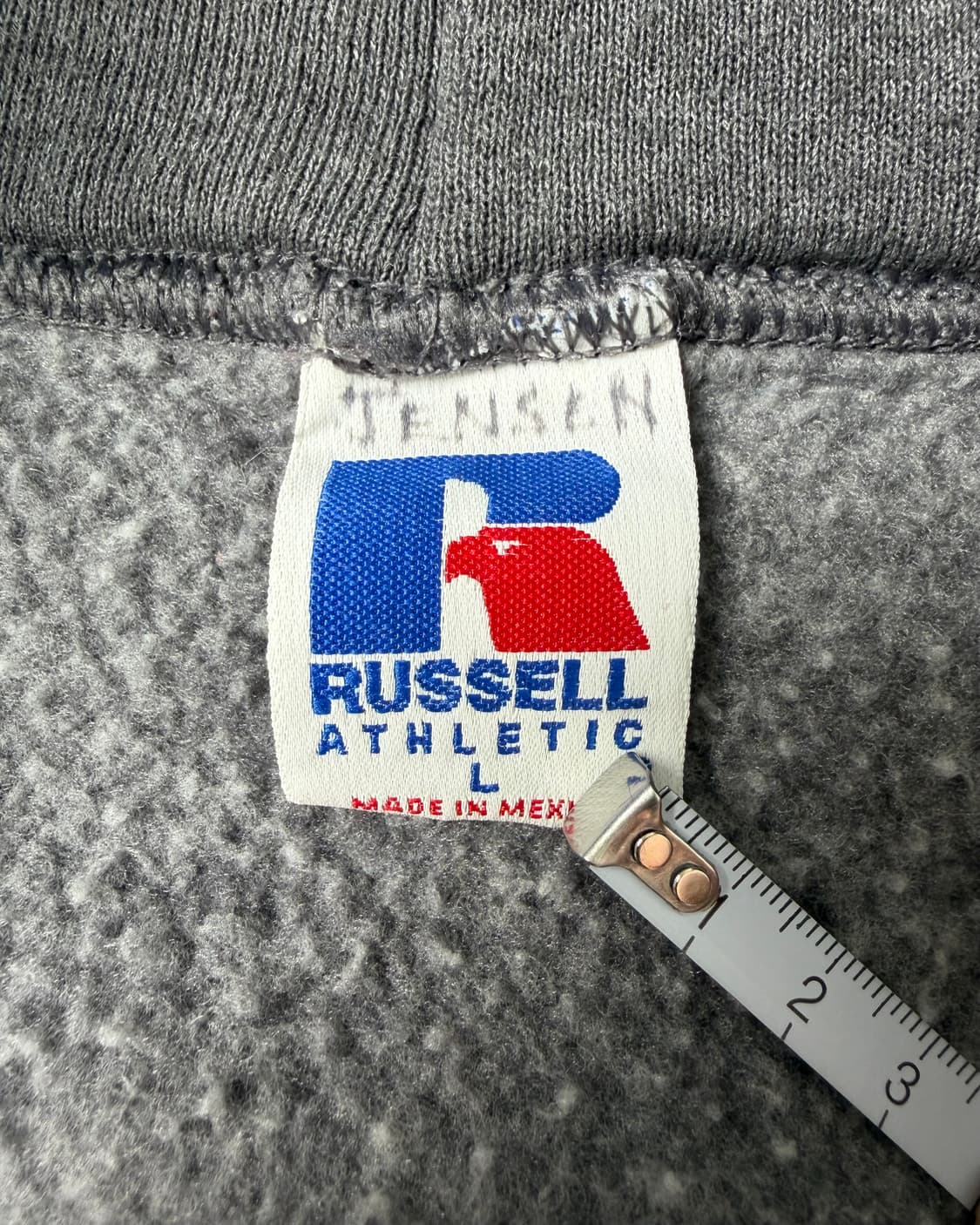 90s Russell Zip Up Hoodie (charcoal) 상품이미지3