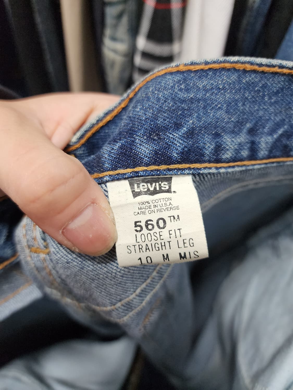 리바이스 90s 560 데님 팬츠 (USA MADE) 상품이미지6