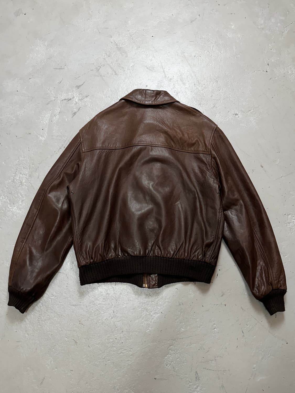 90’s OG 아비렉스 A2 레더 자켓 봄버 자켓 상품이미지4