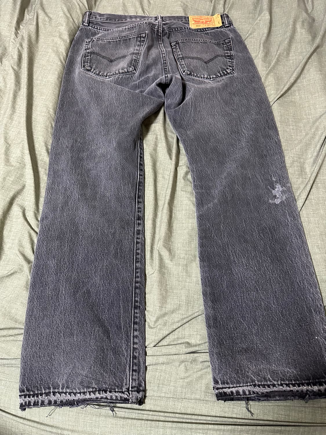 리바이스501흑청 36/32 상품이미지3