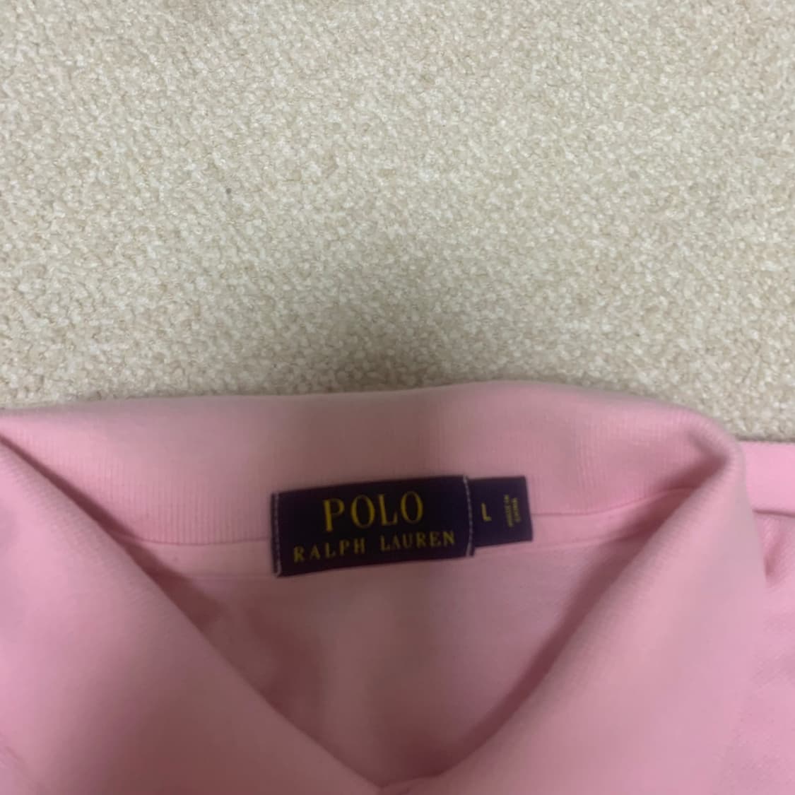 폴로 랄프로렌 핑크 반팔카라티 110 상품이미지2