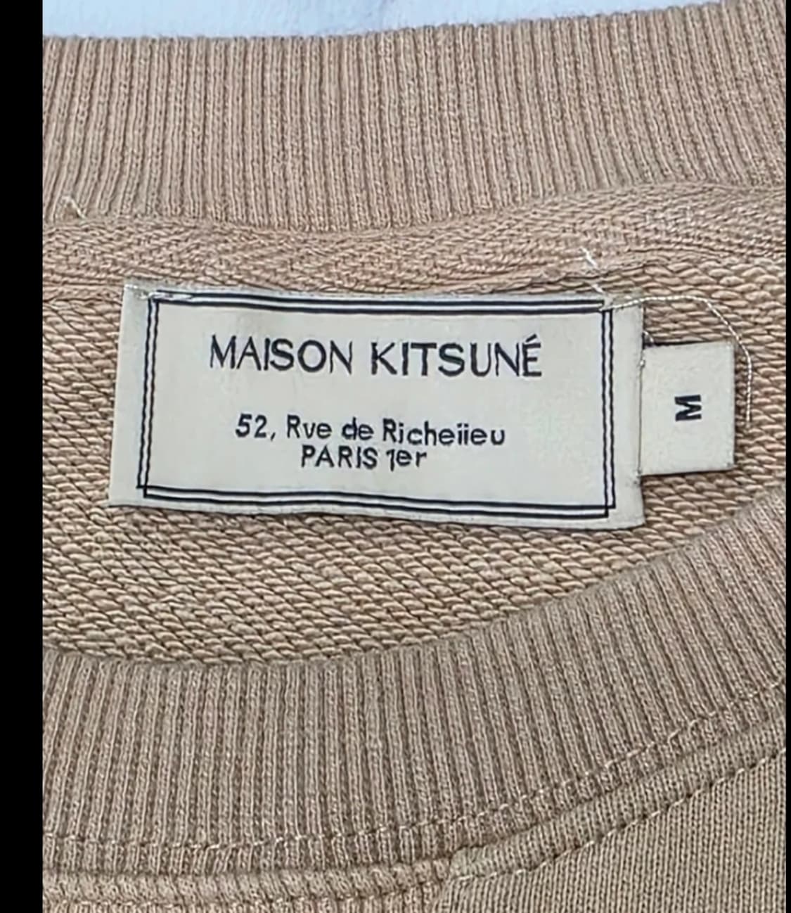 정품 메종키츠네 더블 폭스 맨투맨95 상품이미지6