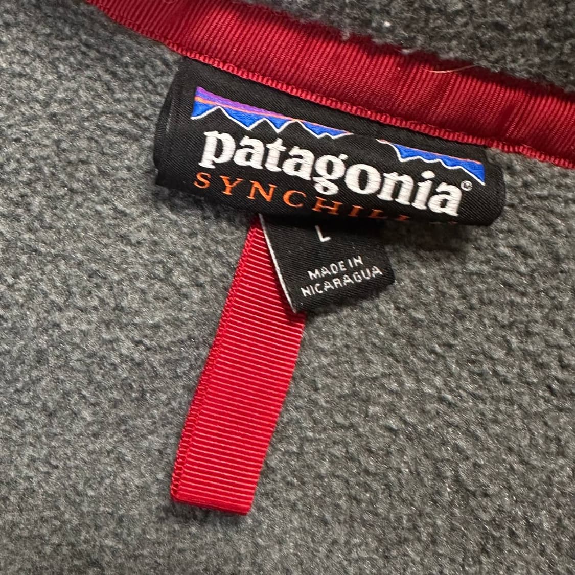 patagonia 파타고니아 라이트웨이트 신칠라 니켈 그레이 네이비 L 상품이미지5