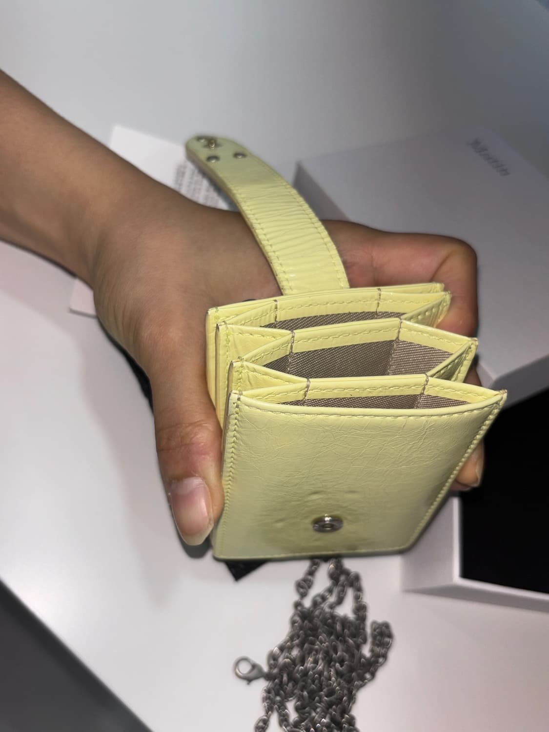 마뗑킴 아코디언 카드지갑+스트랩  상품이미지4