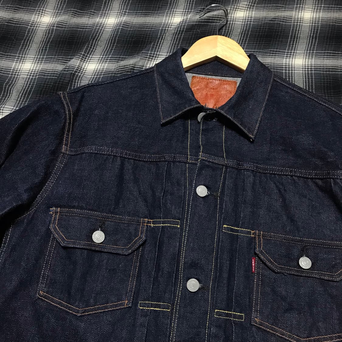 일본산 lvc 2세대 빅E 507xx 지쟌 복각 데님 자켓 상품이미지2