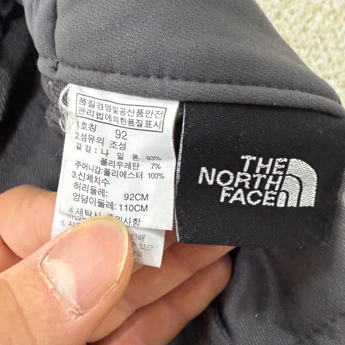 [92] 노스페이스 절개 등산바지 0115T1 상품이미지5