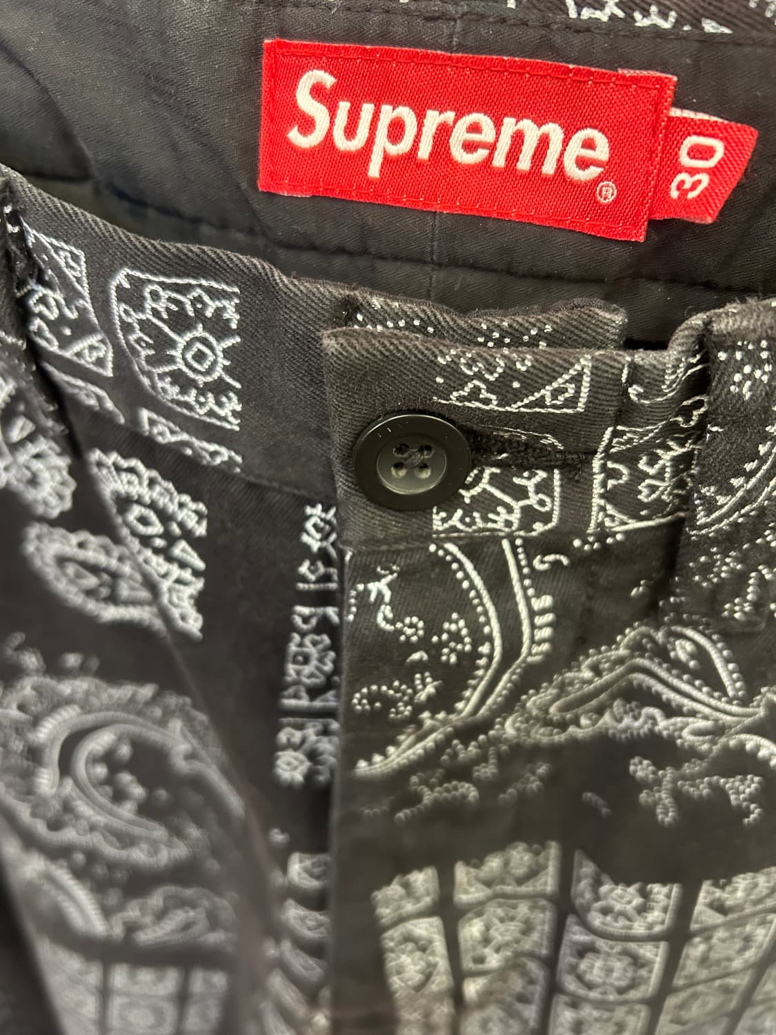 슈프림 반다나 패치워크 팬츠 상품이미지3