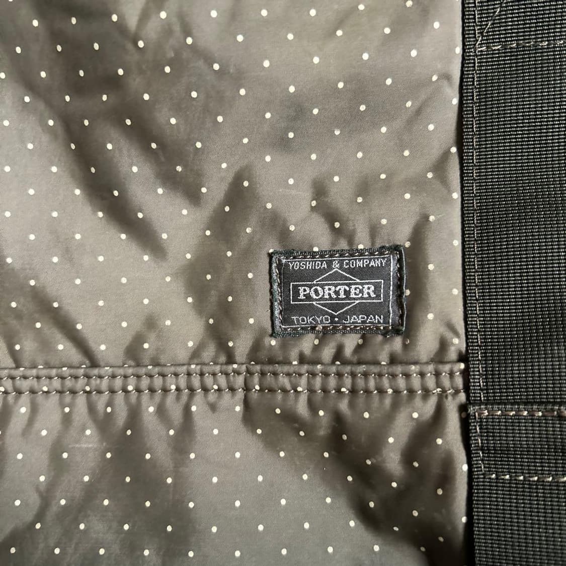 PORTER 포터 도트 드럼백 KHAKI 상품이미지3