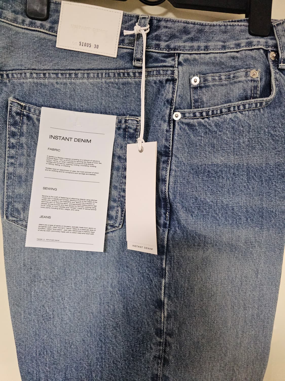 브랜디드 데님 51005 30사이즈 새상품 상품이미지3