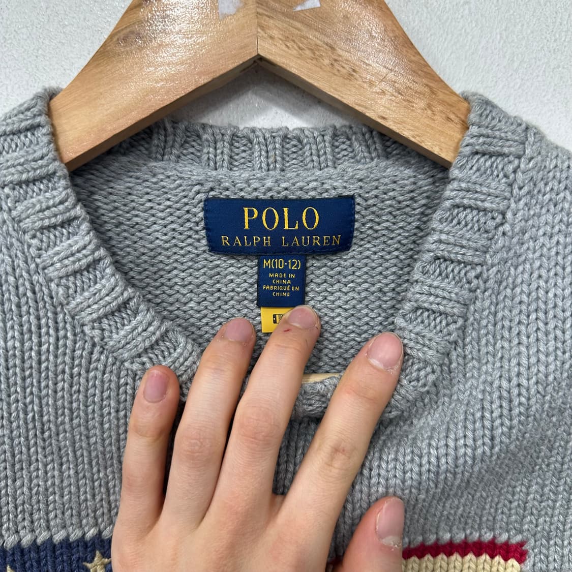 폴로 랄프로렌 주니어 성조기 니트 상품이미지3