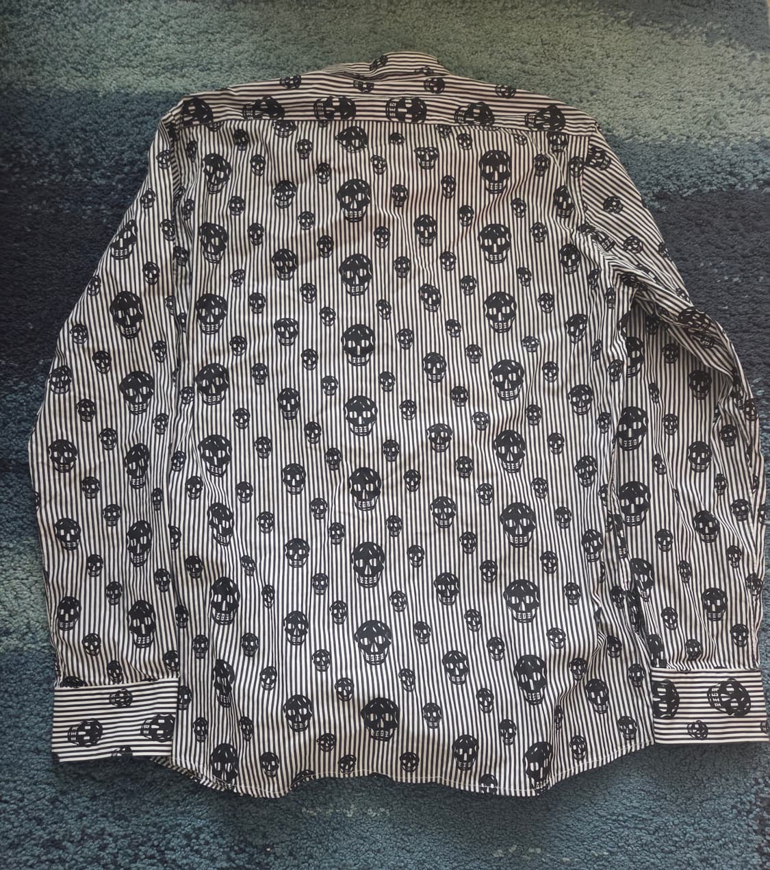 빈티지해골 셔츠 Skull Print Long Sleev 상품이미지3