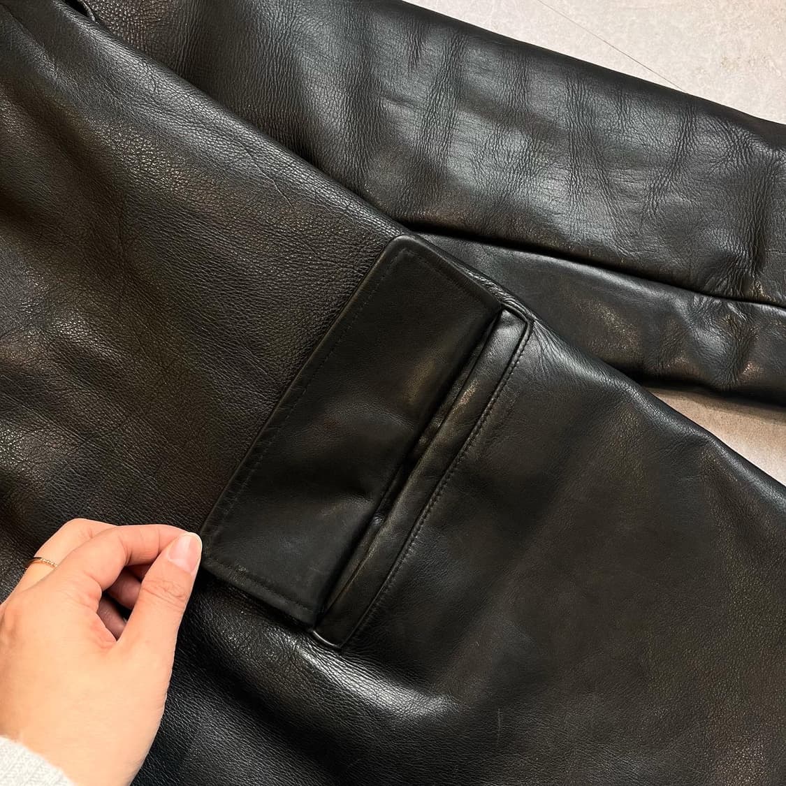 폴로랄프로렌 100% 리얼 가죽 자켓  상품이미지8